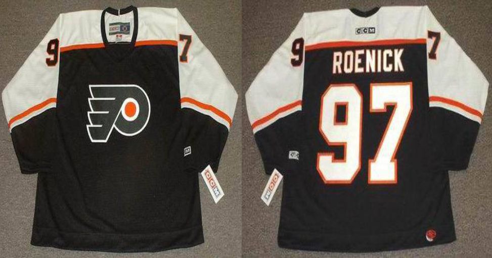2019 Men Philadelphia Flyers #97 Roenick Black CCM NHL jerseys